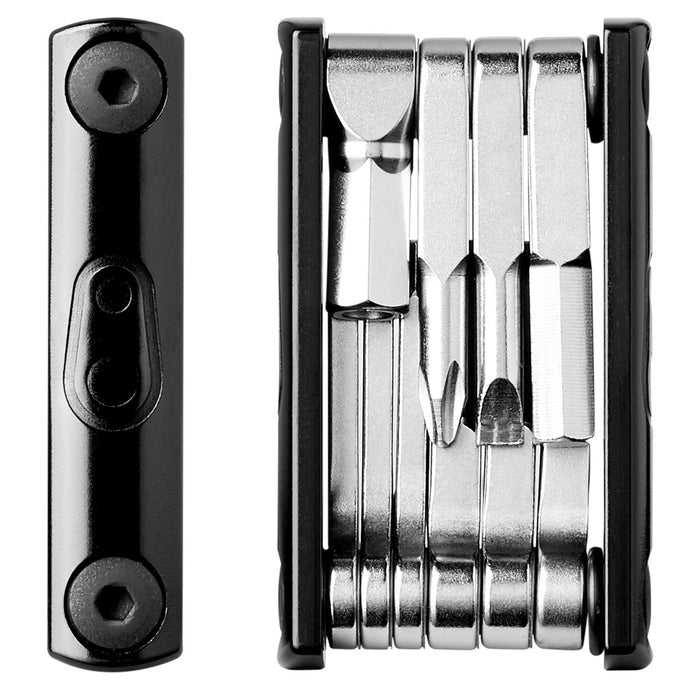 Crank Brothers F10 Multi Tool with Case Silver/Black