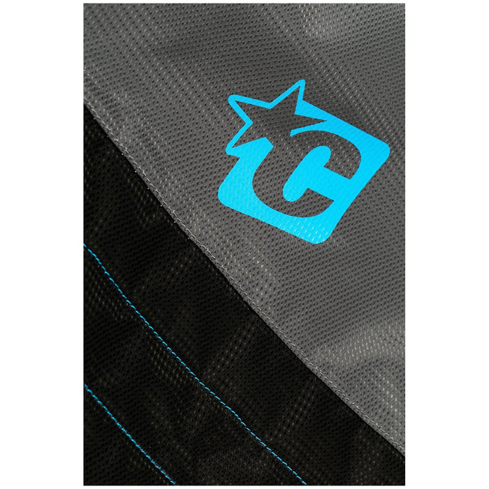 Creatures of Leisure Fish Day Use Surfboard Bag Charcoal Cyan