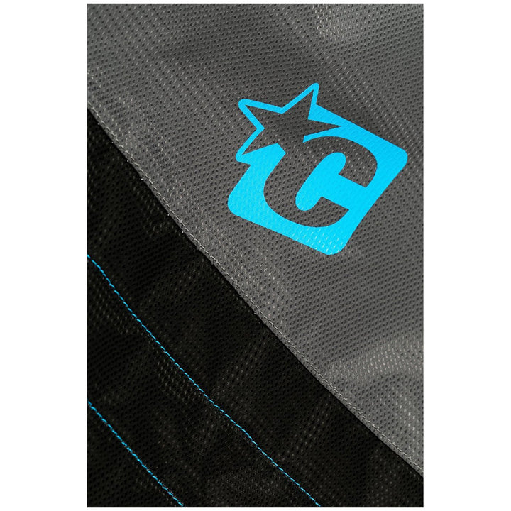Creatures of Leisure Fish Day Use Surfboard Bag Charcoal Cyan