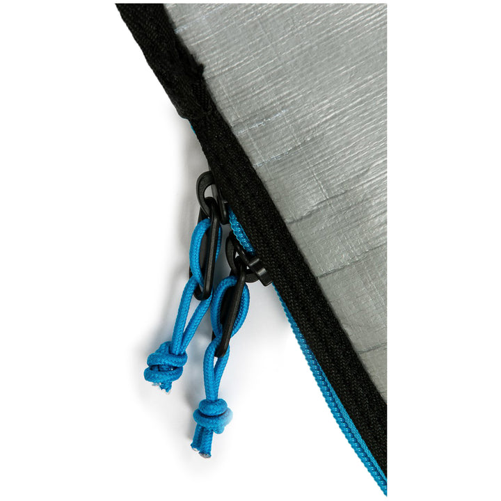 Creatures of Leisure Fish Lite Sufboard Bag Charcoal Cyan