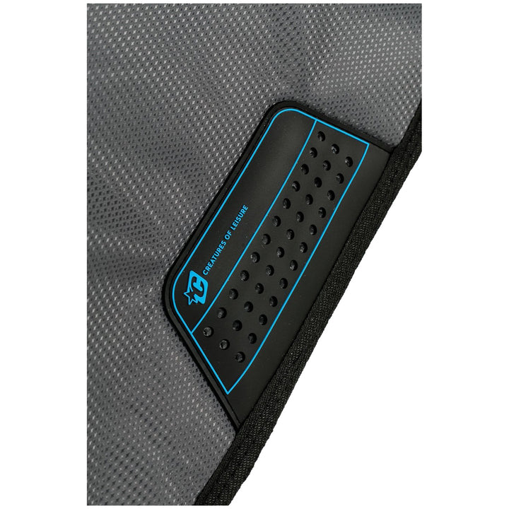 Creatures of Leisure Fish Day Use Surfboard Bag Charcoal Cyan