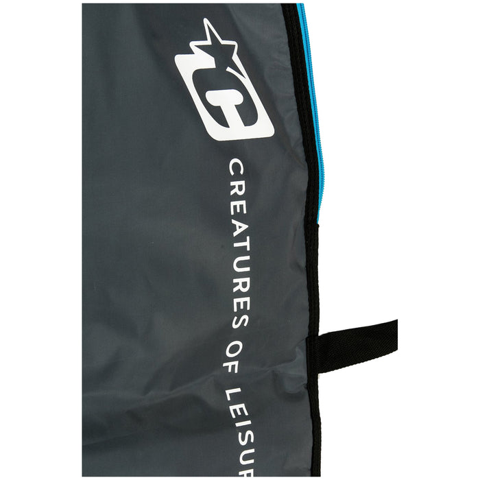 Creatures of Leisure Fish Lite Sufboard Bag Charcoal Cyan