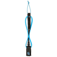 Creatures of Leisure Lite 5' Surf Leash Cyan Black::Cyan Black