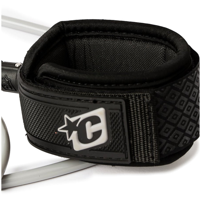 Creatures of Leisure Pro 6' Surf Leash Black Black
