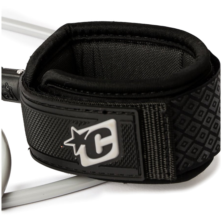 Creatures of Leisure Pro 6' Surf Leash Black Black