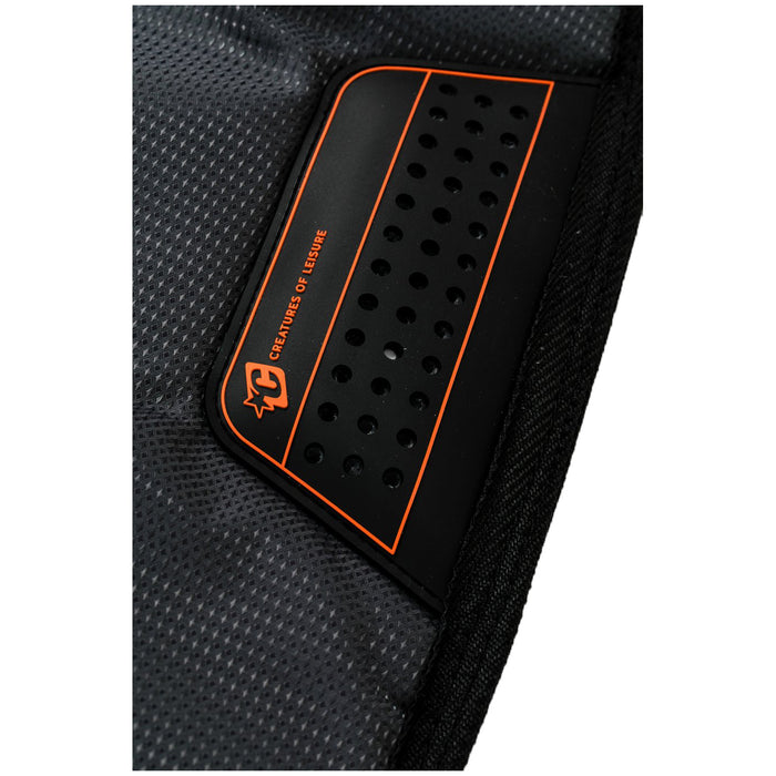 Creatures of Leisure Shortboard Travel Surfboard Bag Black Orange