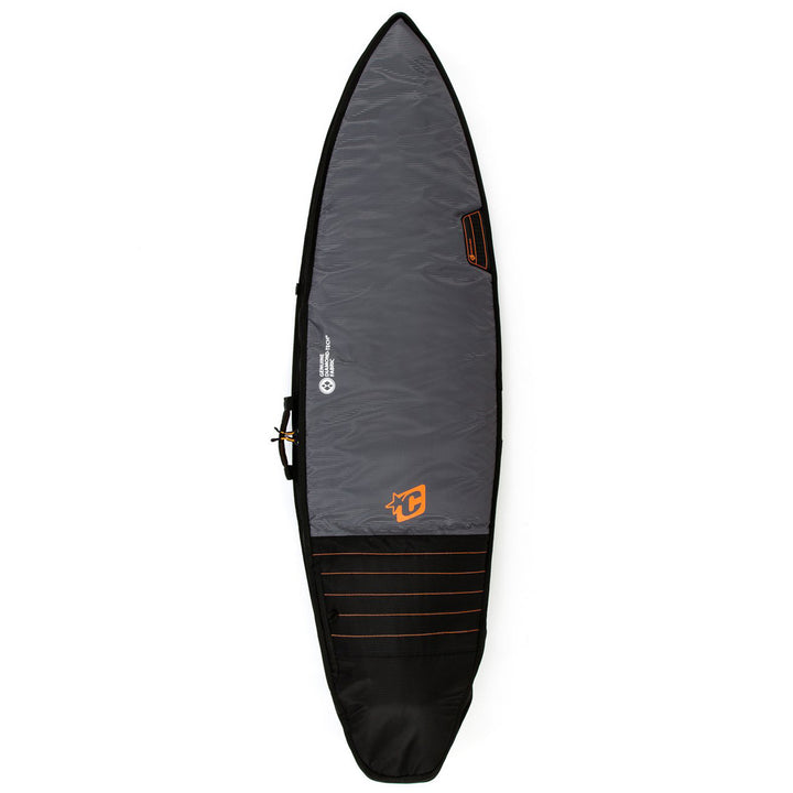 Creatures of Leisure Shortboard Travel Surfboard Bag Black Orange