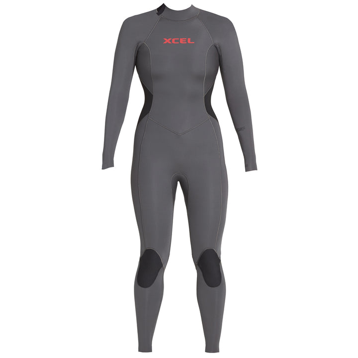 XCEL 4/3 Comp Back Zip Wetsuit - Women's Jet Black/Black