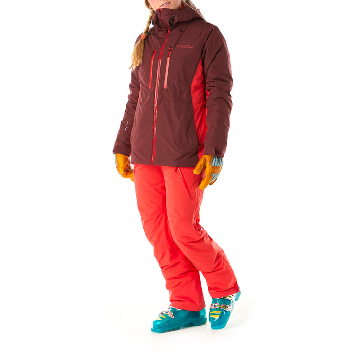 Flylow Avery Jacket - Women's Tawny/Hibiscus