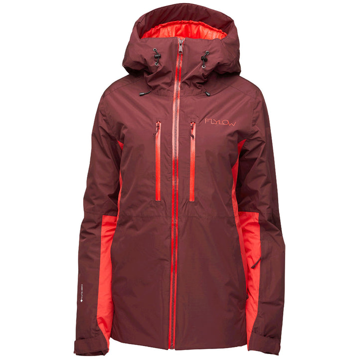 Flylow Avery Jacket - Women's Tawny/Hibiscus