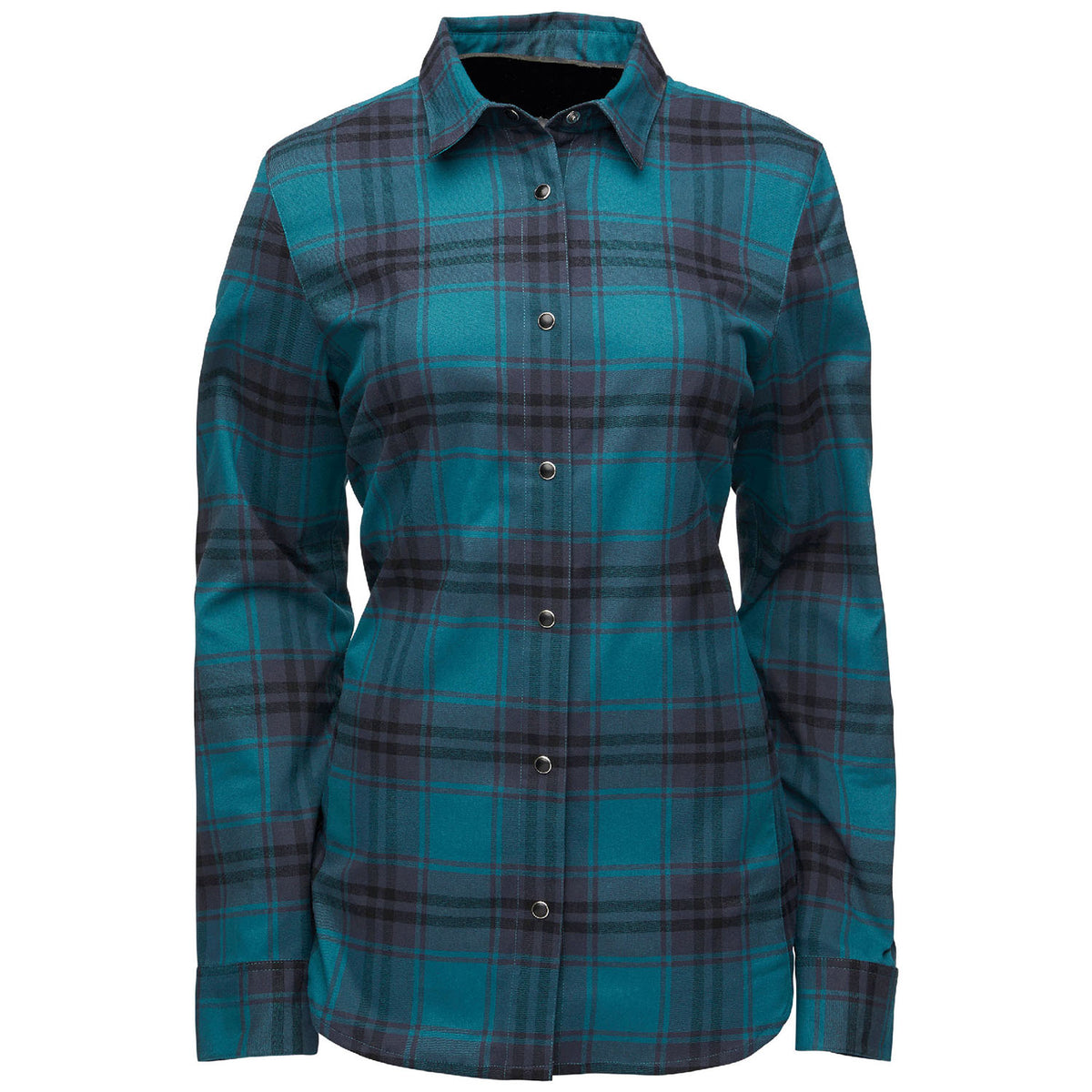 Flylow Brigitte Flannel - Women's Spruce Plaid