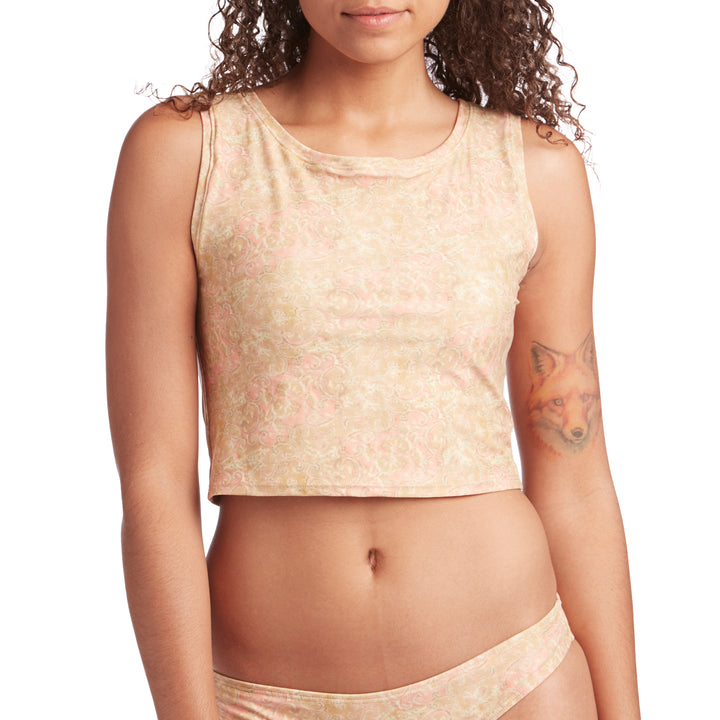Mollusk Cropped Surf Tank - Women's Sun Earth