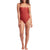 Mollusk Tube One-Piece Swimsuit - Women's Mars