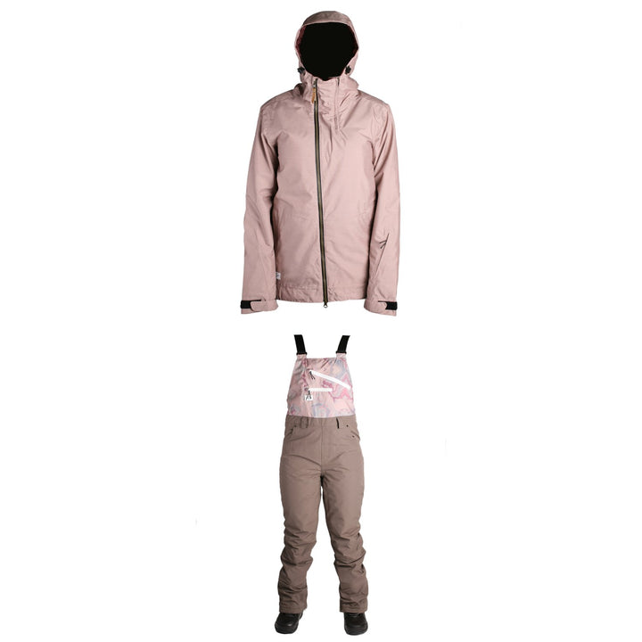 Ride Belmont Jacket - Women's + Ride Emerald Bibs - Women's