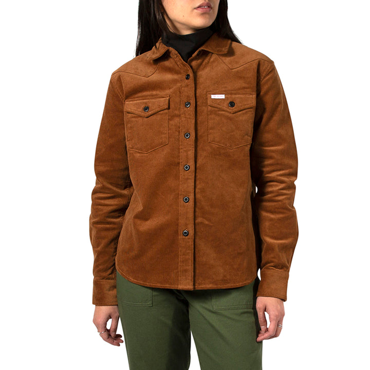Topo Designs Corduroy Mountain Shirt - Women's Camel