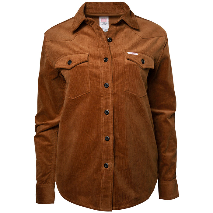 Topo Designs Corduroy Mountain Shirt - Women's Camel