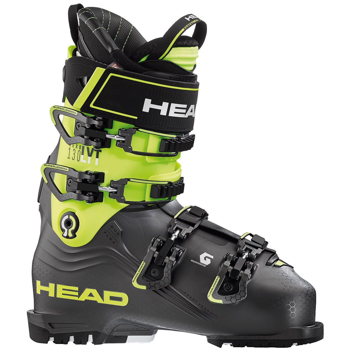 Head Nexo LYT 130 Ski Boots 2020 Anthracite/Yellow