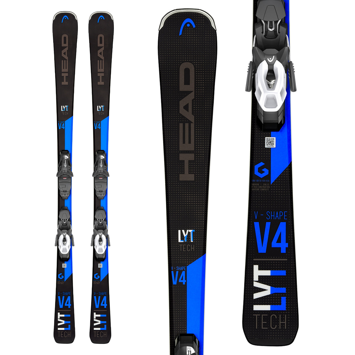 Head V-Shape V4 Skis + PR 10 GW Promo Bindings 2020