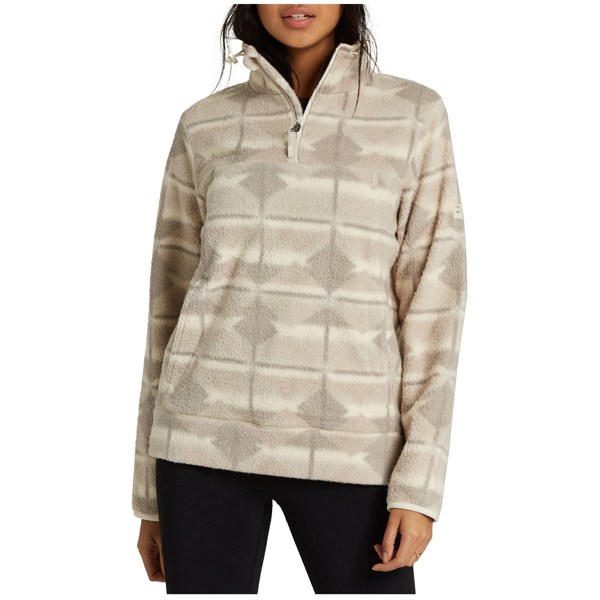 Billabong Boundary Mock-Neck Fleece - Women's Neutral