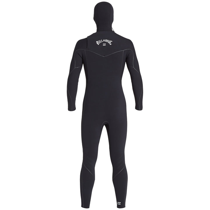 Billabong 5/4 Absolute Chest Zip Hooded Wetsuit - Boys' Black