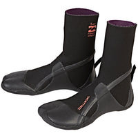 Billabong 3mm Furnace Synergy Split Toe Wetsuit Boots - Women's Black::Black