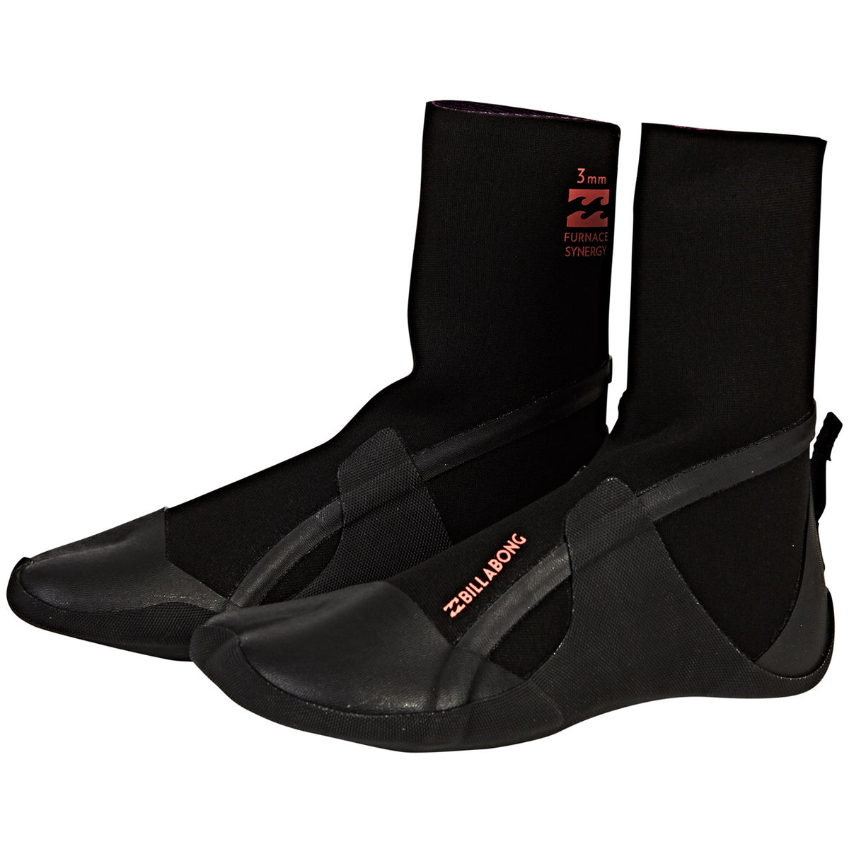 Billabong 5mm Furnace Synergy Split Toe Wetsuit Boots - Women's Black