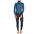Billabong 5/4 Synergy Chest Zip Hooded Wetsuit - Women's Black Marine