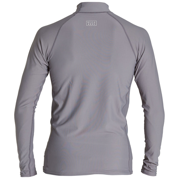 Billabong All Day Wave Performance Fit Long Sleeve Rashguard Charcoal