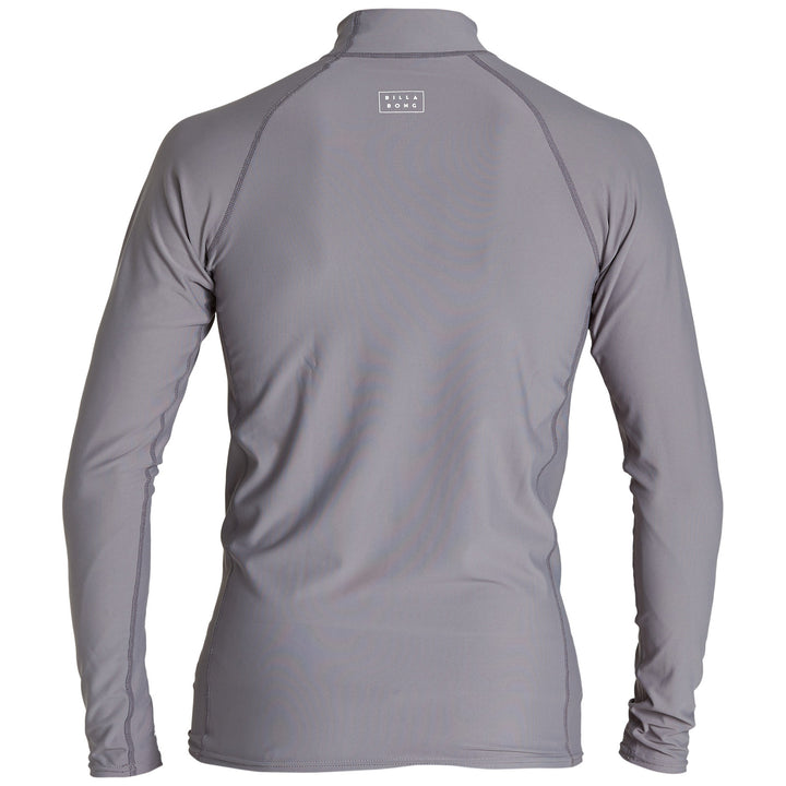 Billabong All Day Wave Performance Fit Long Sleeve Rashguard Charcoal