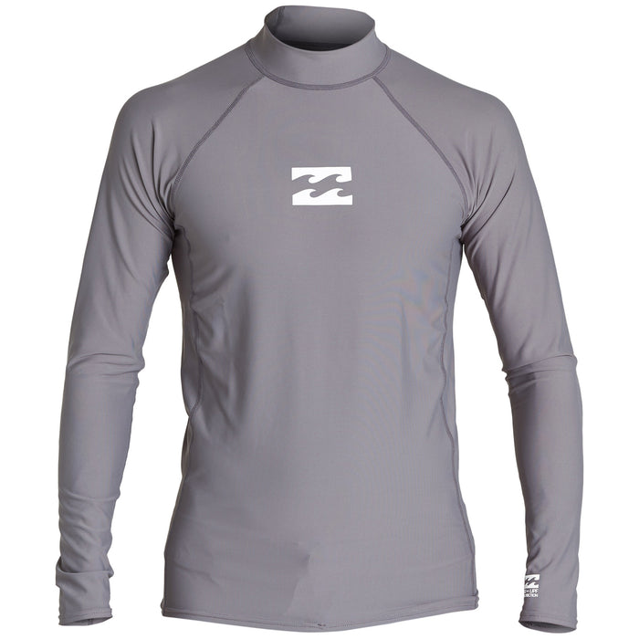 Billabong All Day Wave Performance Fit Long Sleeve Rashguard Charcoal