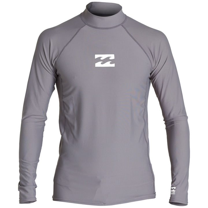 Billabong All Day Wave Performance Fit Long Sleeve Rashguard Charcoal