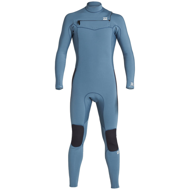 Billabong 4/3 Revolution Chest Zip GBS Wetsuit Cascade Blue