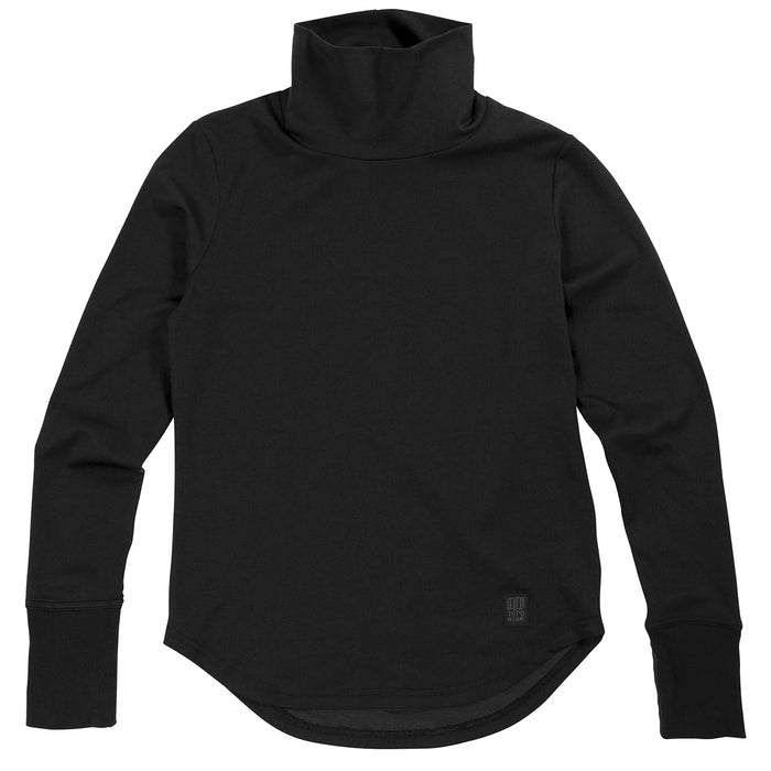 Topo Designs Tech Turtleneck Top - Women's Black