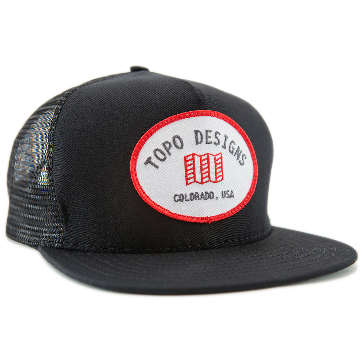 Topo Designs Snapback Hat Black