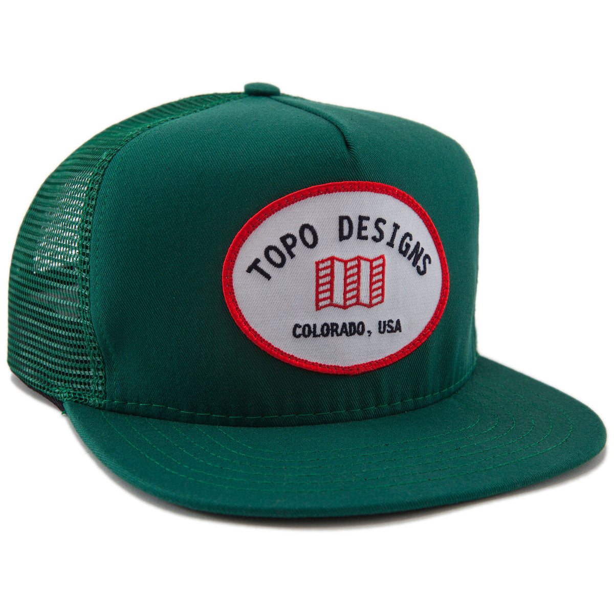 Topo Designs Snapback Hat Green
