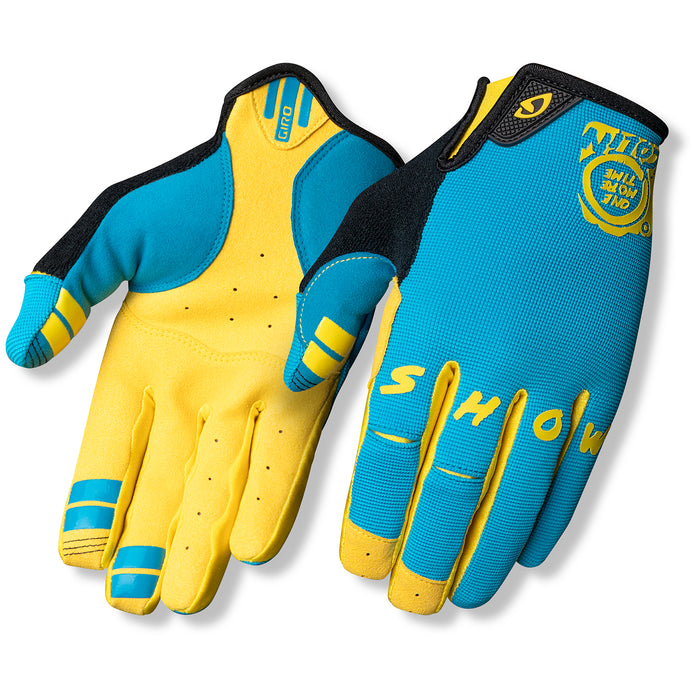 Giro Colin DND Bike Gloves Blue/Yellow