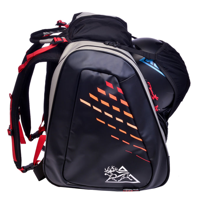 Kulkea Thermal Trekker Boot Bag Cool Grey/Black/Red