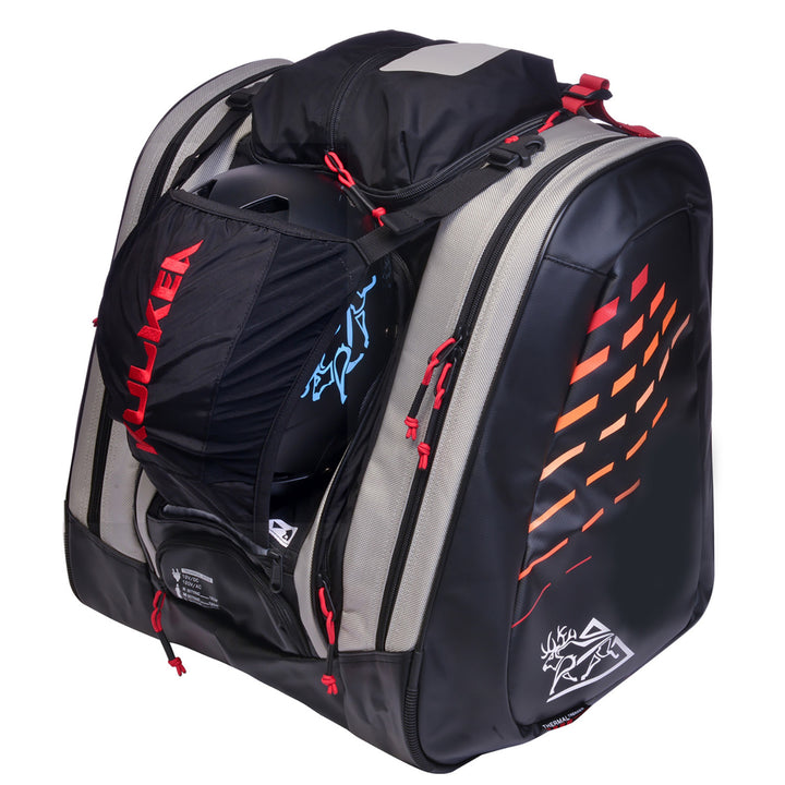 Kulkea Thermal Trekker Boot Bag Cool Grey/Black/Red