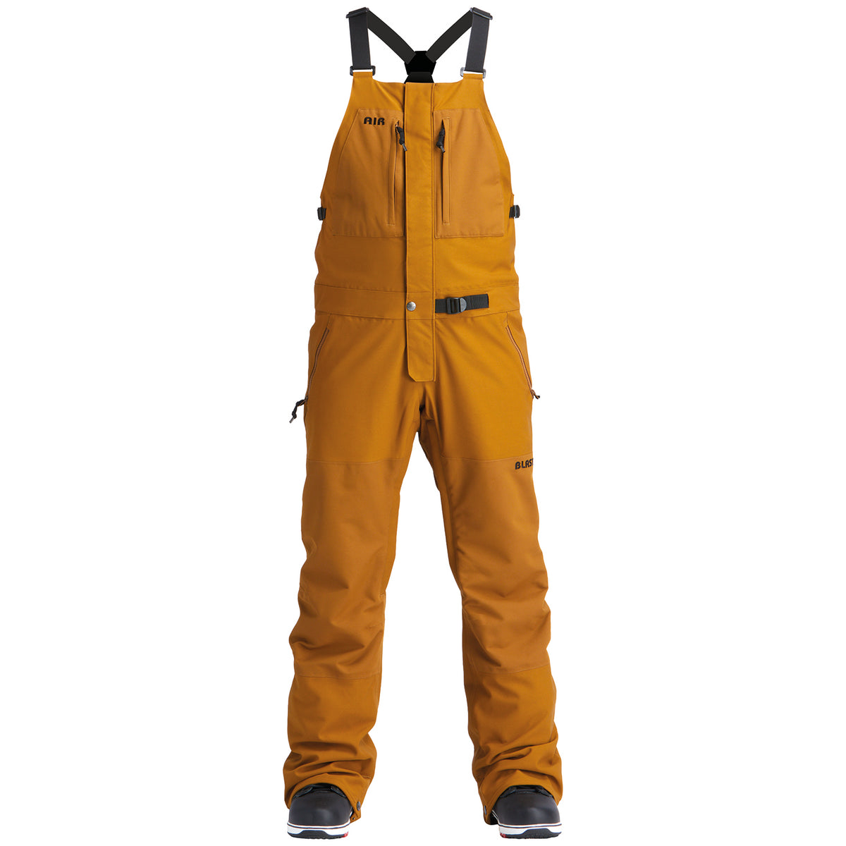 Airblaster Stretch Krill Bib Pants Grizzly