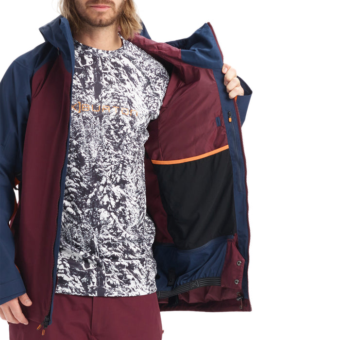 Burton AK 2L GORE-TEX Cyclic Jacket Port Royal/Dress Blue/Russet Orange