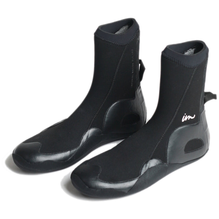 Imperial Motion 5mm Lux Round Toe Wetsuit Booties Black
