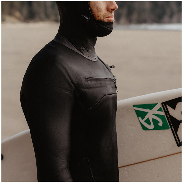 Imperial Motion 5/4/3 Lux Deluxe Hooded Chest Zip Wetsuit Black