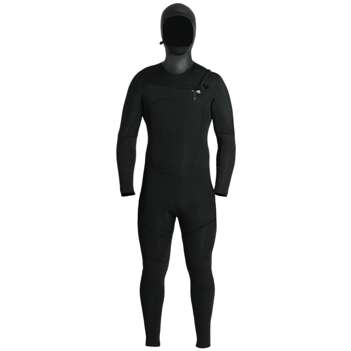 Imperial Motion 5/4/3 Lux Deluxe Hooded Chest Zip Wetsuit Black