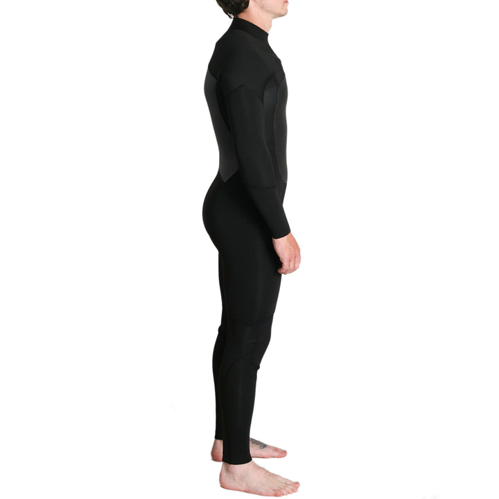 Imperial Motion 4/3 Lux Deluxe Chest Zip Wetsuit Black