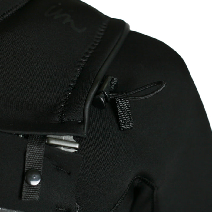 Imperial Motion 4/3 Lux Deluxe Chest Zip Wetsuit Black