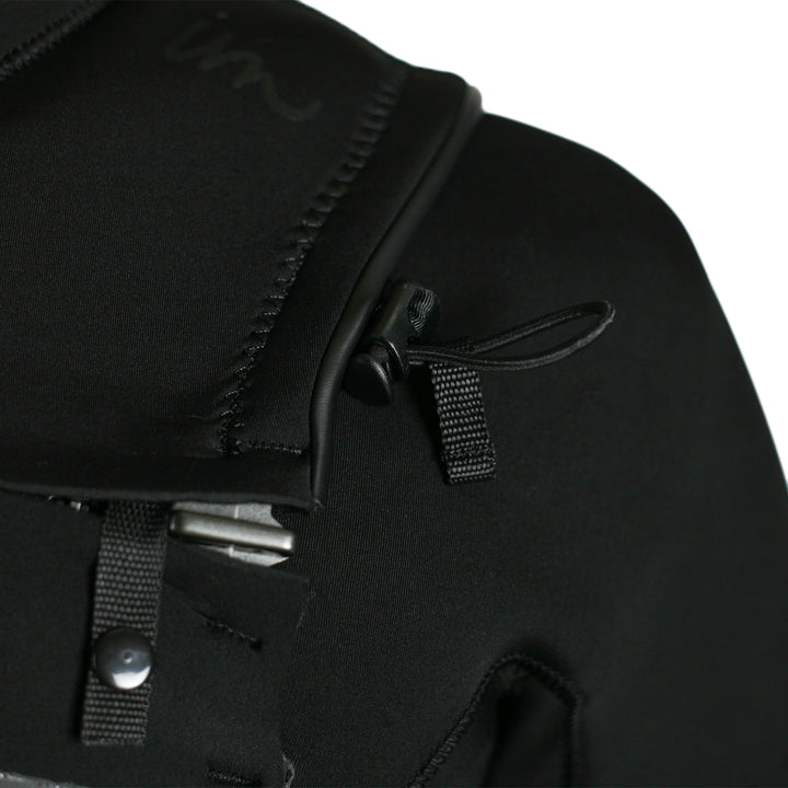 Imperial Motion 4/3 Lux Deluxe Chest Zip Wetsuit Black