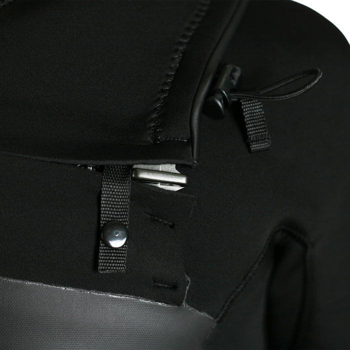 Imperial Motion 4/3 Lux Deluxe Chest Zip Wetsuit Black