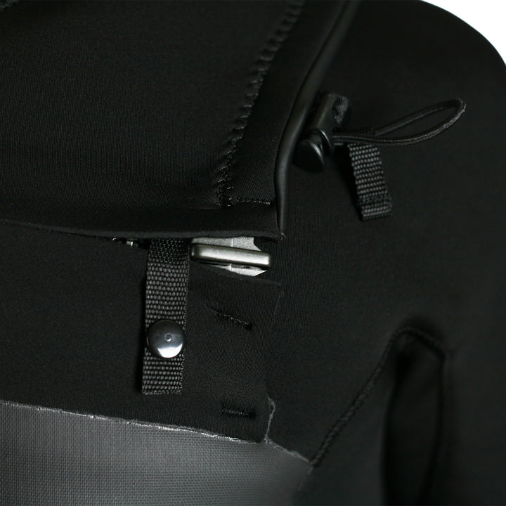 Imperial Motion 4/3 Lux Deluxe Chest Zip Wetsuit Black