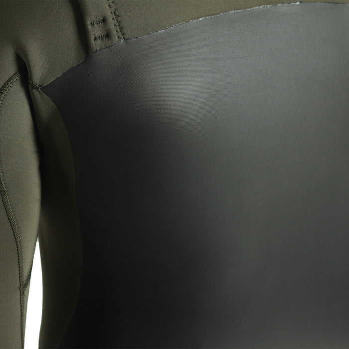 Imperial Motion 4/3 Lux Deluxe Chest Zip Wetsuit Army Green