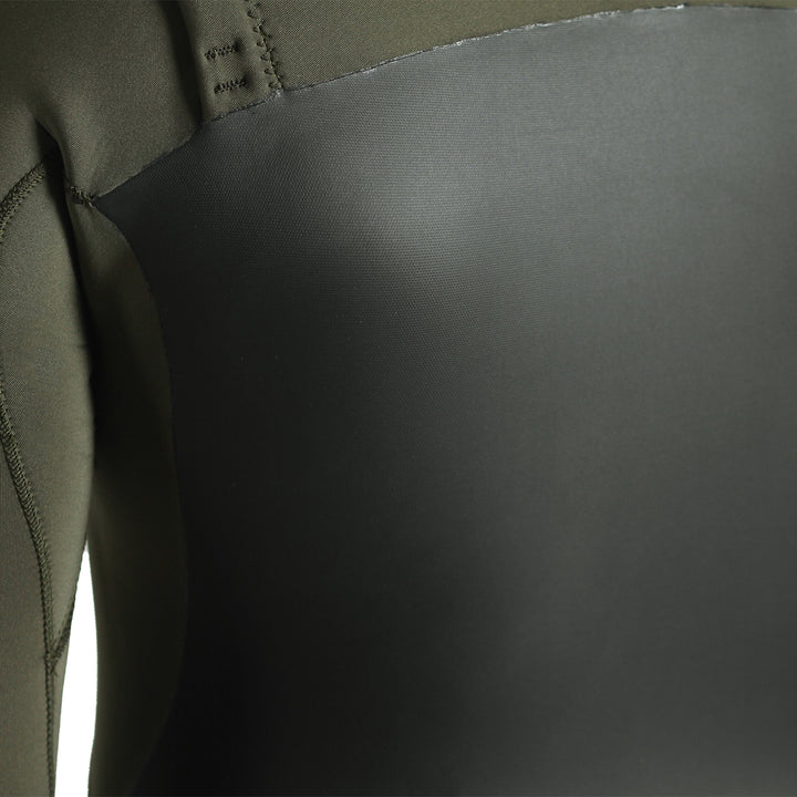 Imperial Motion 4/3 Lux Deluxe Chest Zip Wetsuit Army Green
